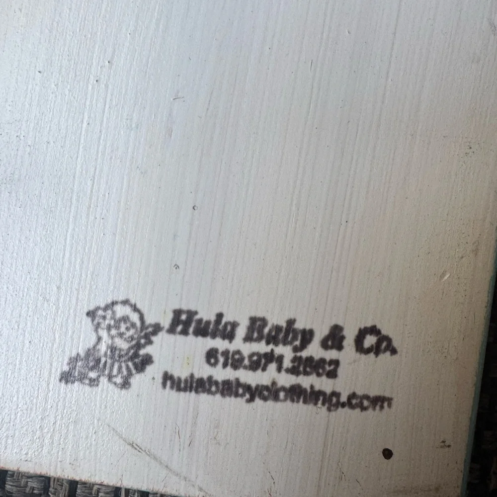 Hula Baby and Co Pineapple Wooden Sign Wall Art